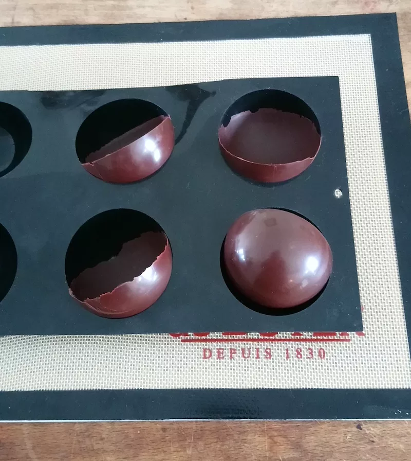 Moul’flex 6 demi-sphères De Buyer
