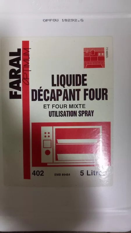 Décapant four FARAL